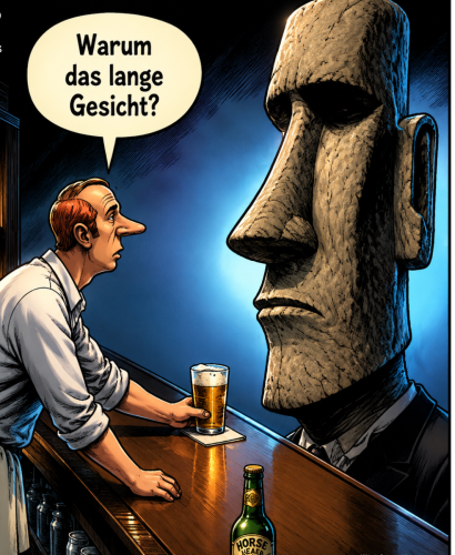 Langes gesciht