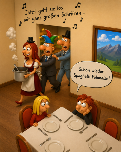 Spagetti gehen klar