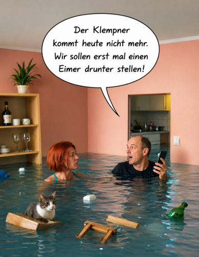 Wasser zu viel