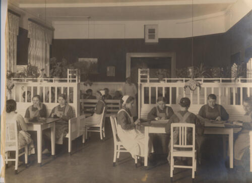 Speiseraum Frauen um 1920