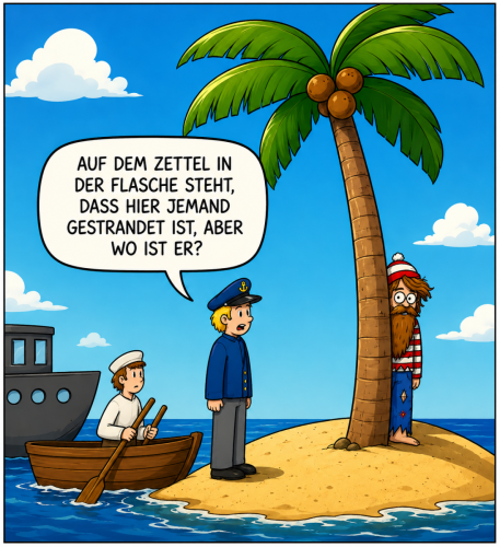 Wo ist er?